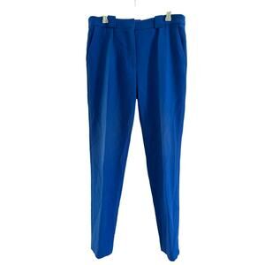 SANDRO Electric Cobalt Blue Straight Leg Trousers Pants - Women’s Sz 38 (US 6)